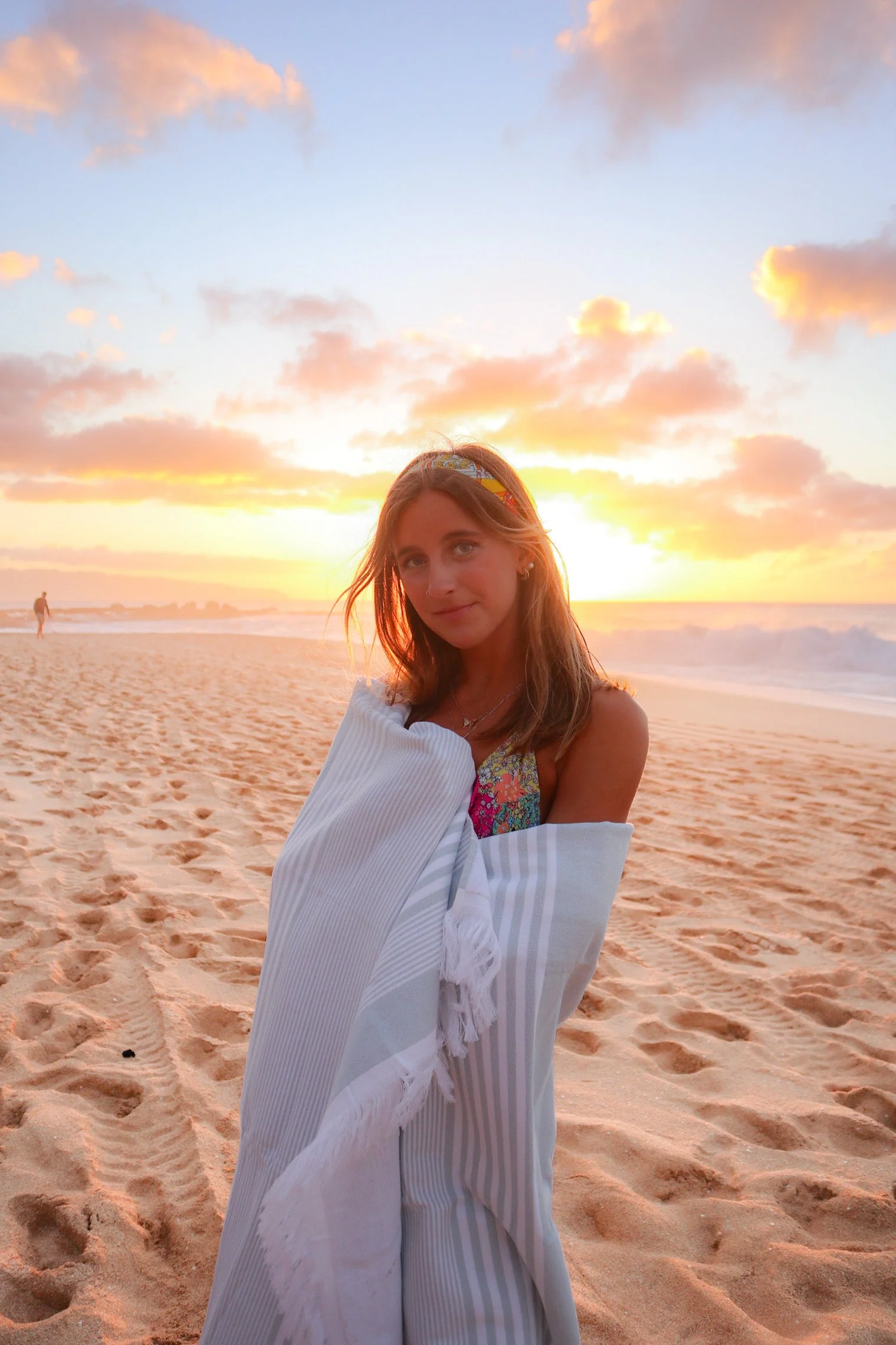 100% Organic Cotton Sunset Beach Towels - Image 4