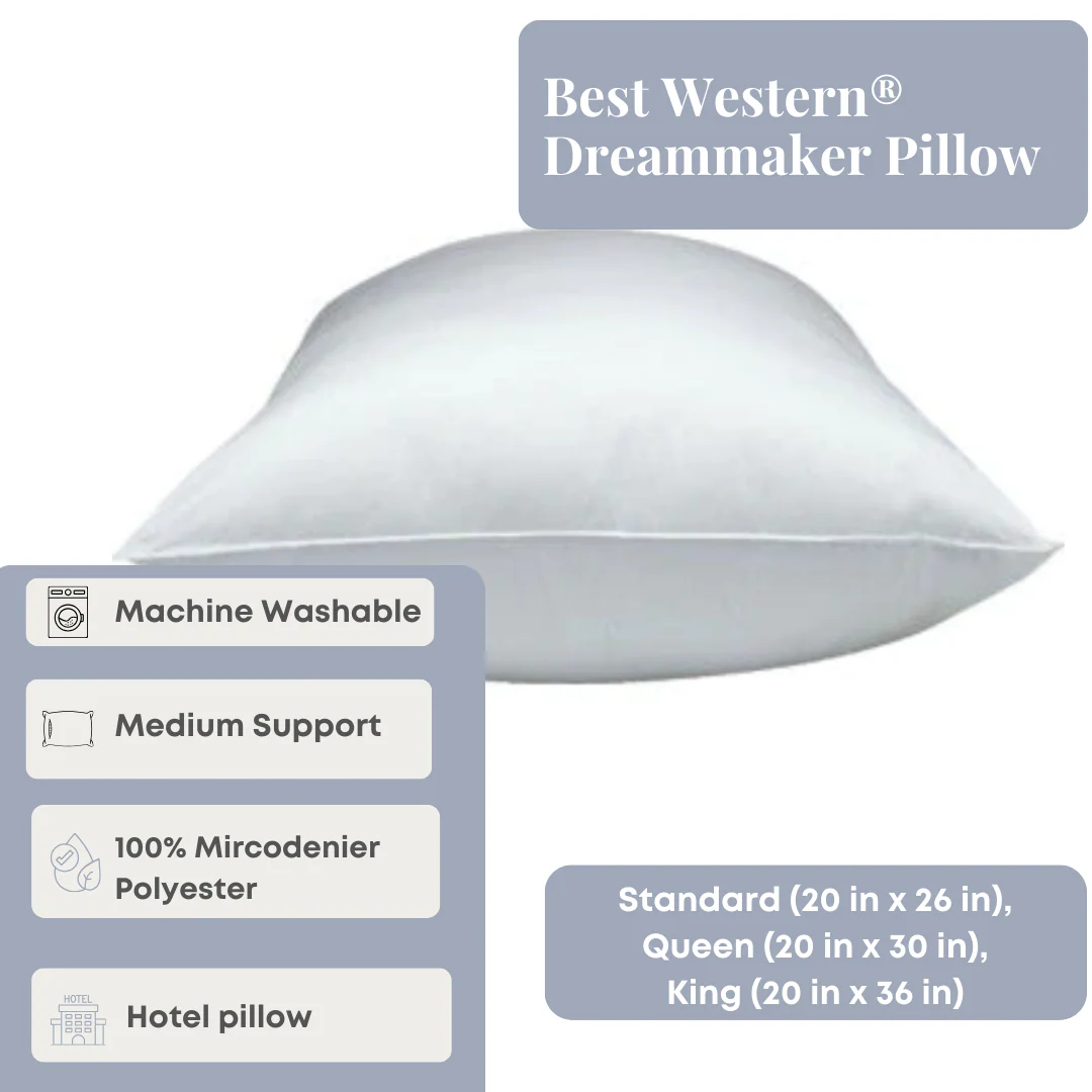 Best Western® Dreammaker Pillow | Medium Support Pillow - Image 4