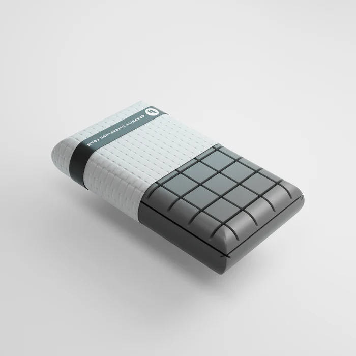Blu Sleep Prestige Graphite Memory Foam Pillow | Antibacterial - Image 4