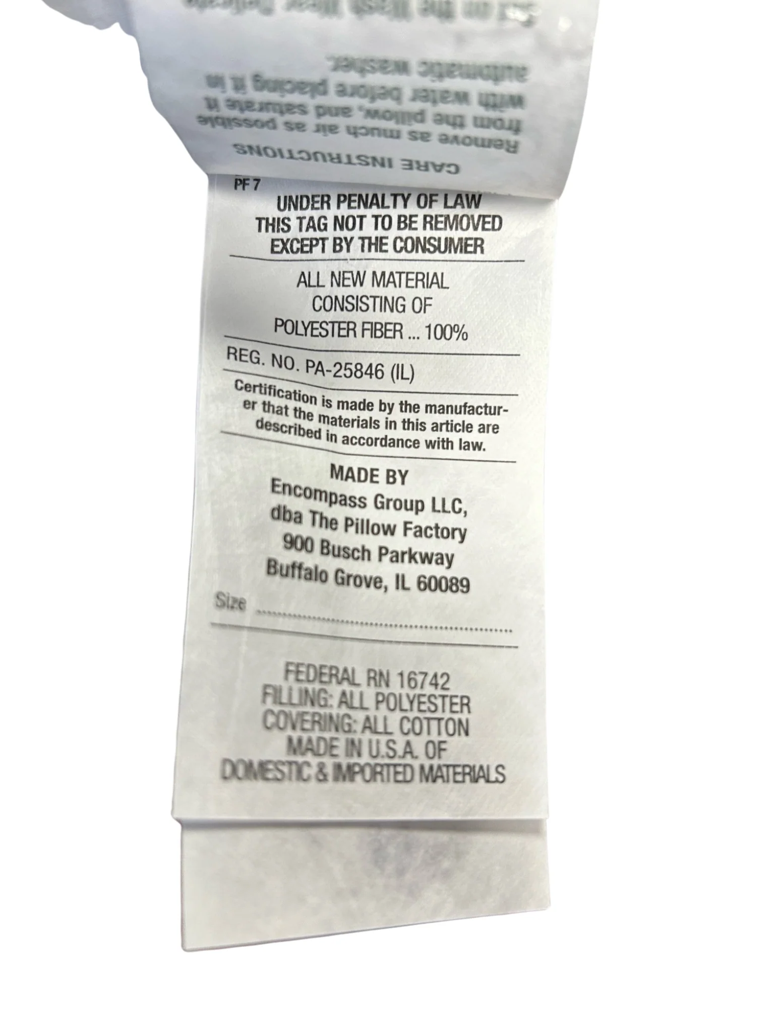 Brilliance Gel Fiber Pillow by The Pillow Factory - Image 3