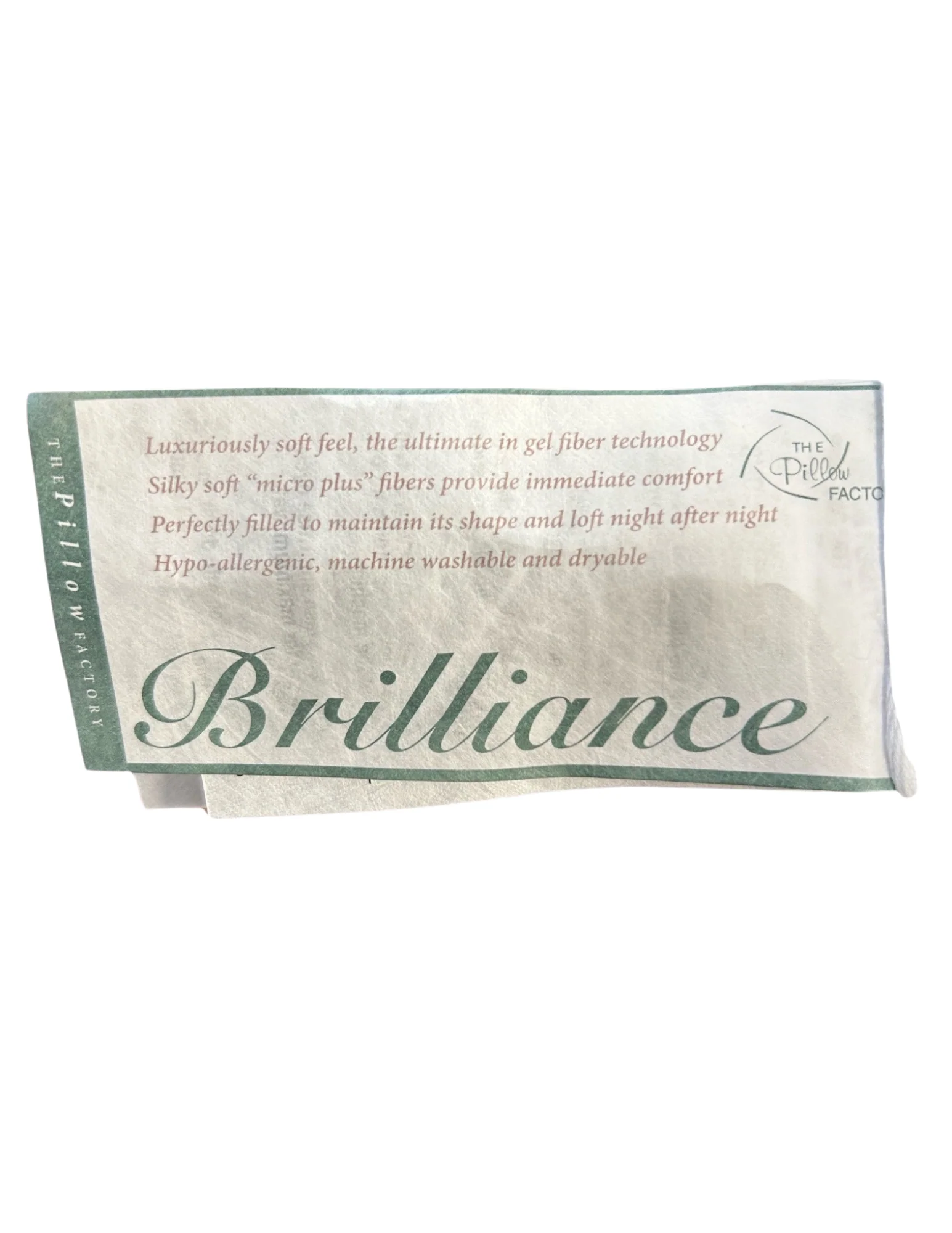 Brilliance Gel Fiber Pillow by The Pillow Factory - Image 4