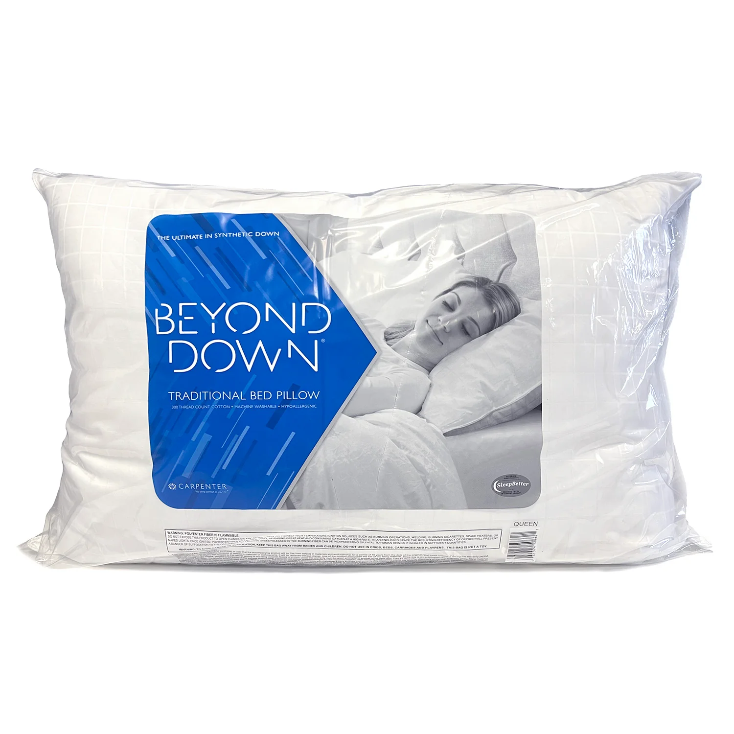 Carpenter Co. Beyond Down Synthetic Bed Pillow - Image 5