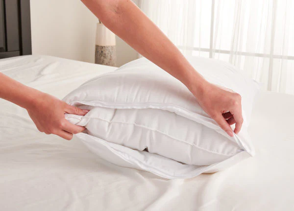 Carpenter Co. Dual Layered Comfort Pillow | Medium Support - Image 12