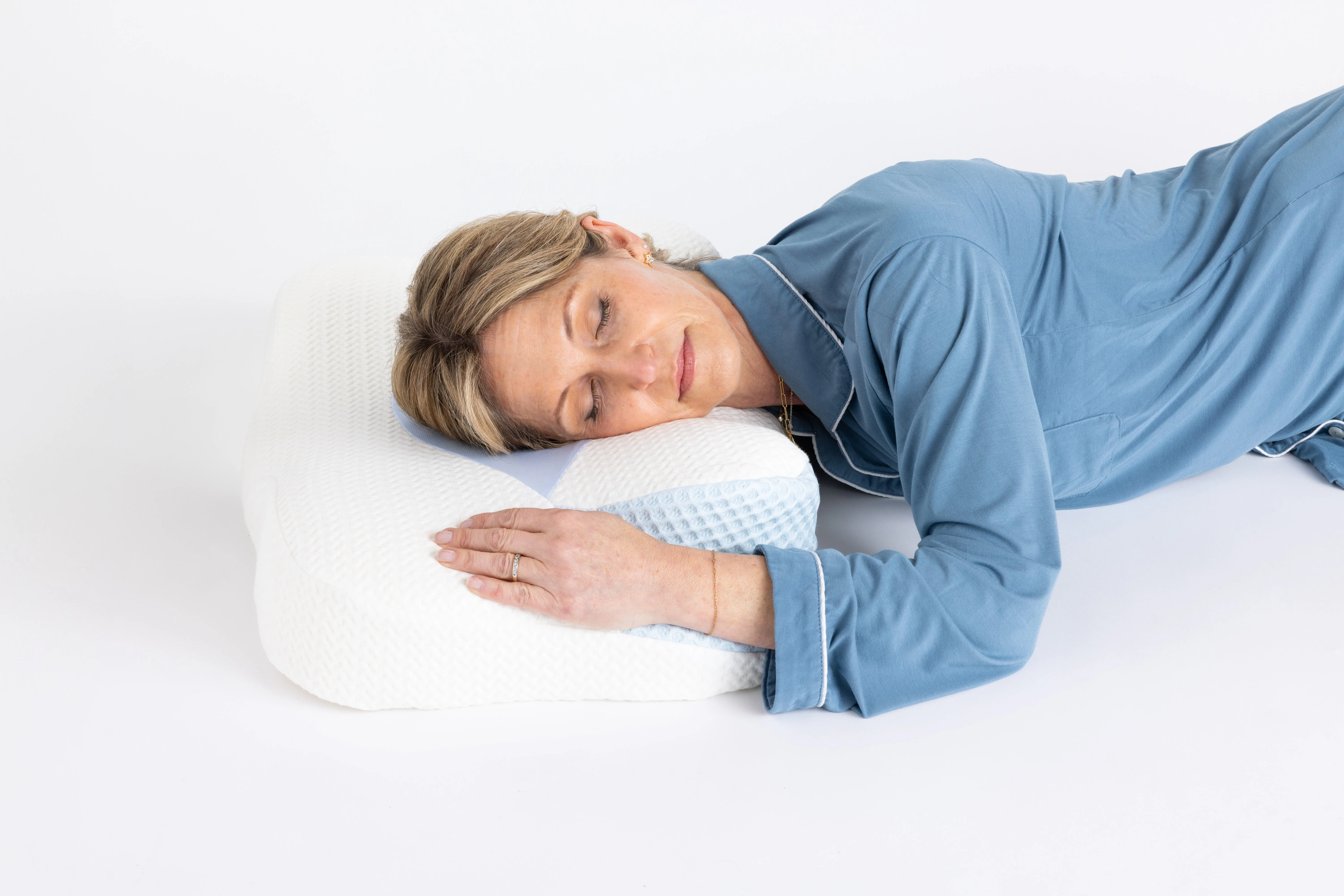 Cervical Memory Foam Pillow for Neck & Shoulder Support | Ergonomic Orthopedic Design - Image 2