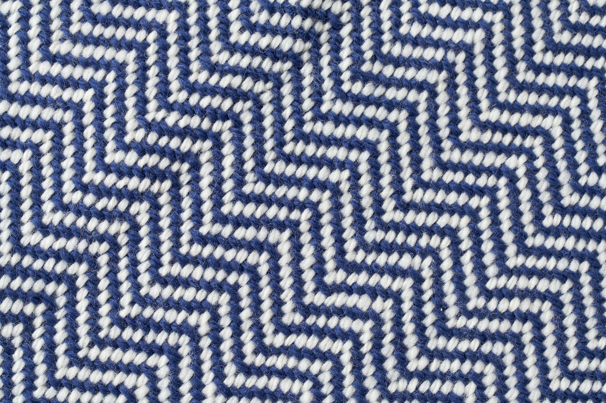 Wool Throw Blanket Made in USA, Soft Chevron Weave, Natural Climate Beneficial Wool - Image 4