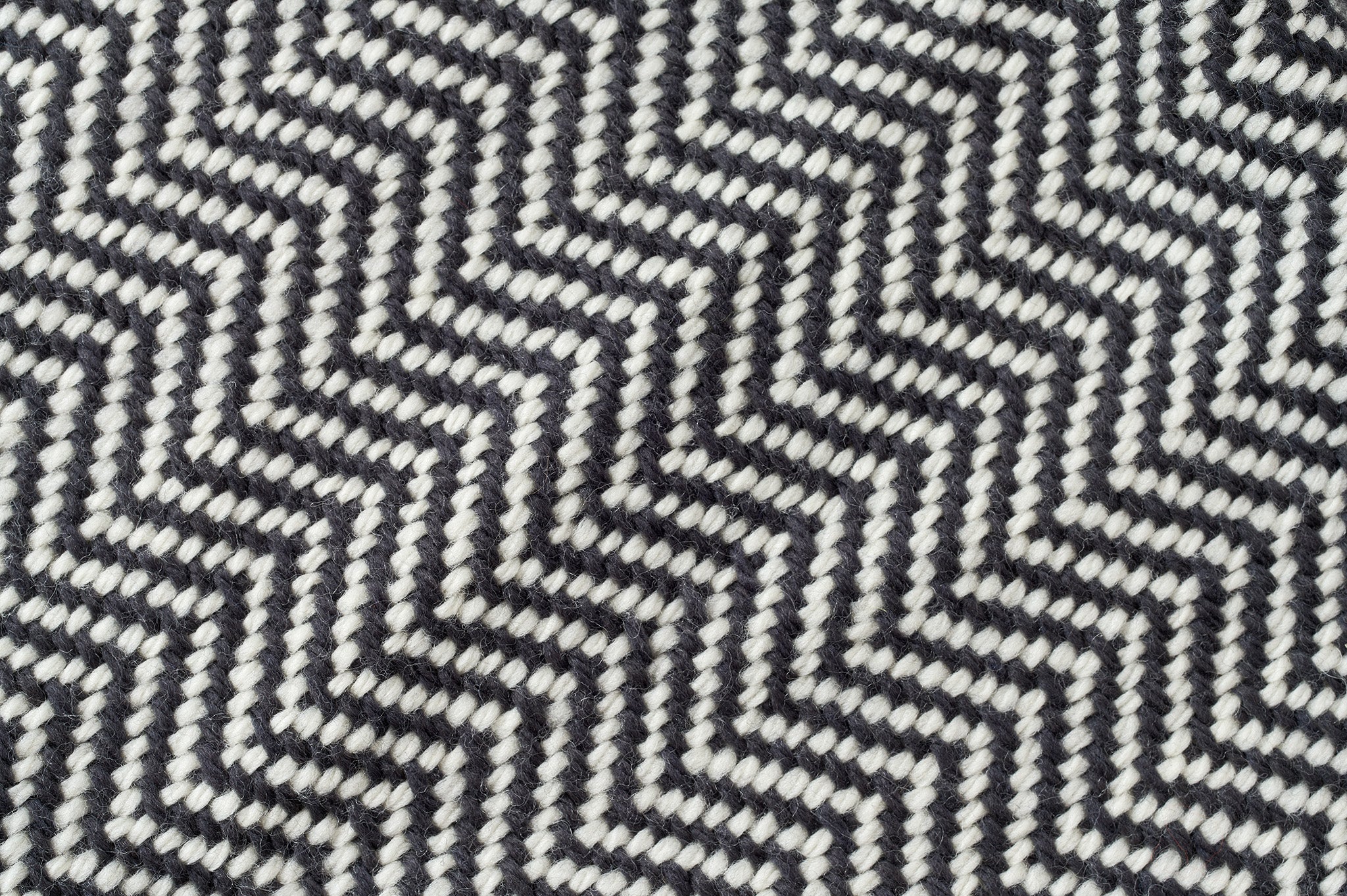 Wool Throw Blanket Made in USA, Soft Chevron Weave, Natural Climate Beneficial Wool - Image 9
