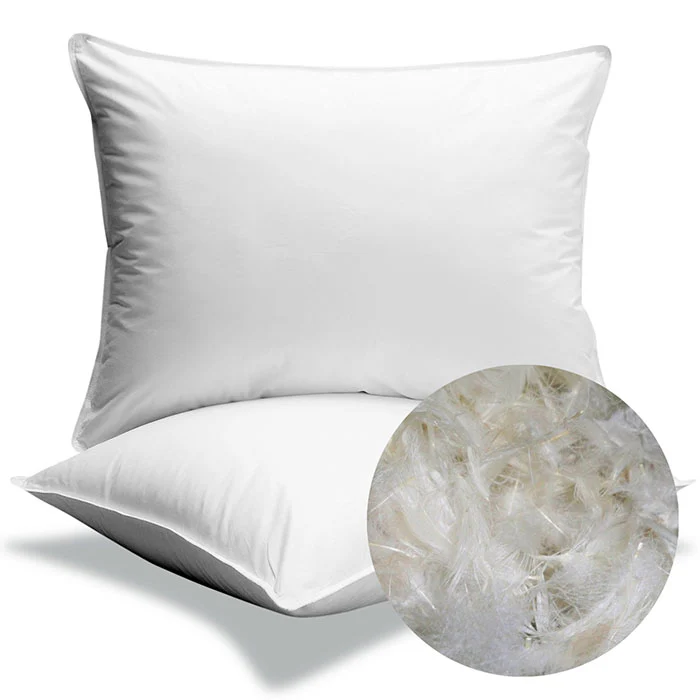 Cloud Nine Comforts 90/10 White Goose Feather & Down Pillow | Medium Support - Image 3