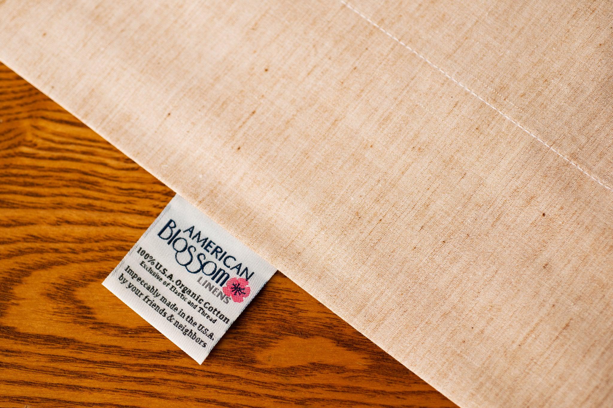 Colored Cotton Bed Pillowcases – Natural Heirloom Cotton, American Made - Image 5