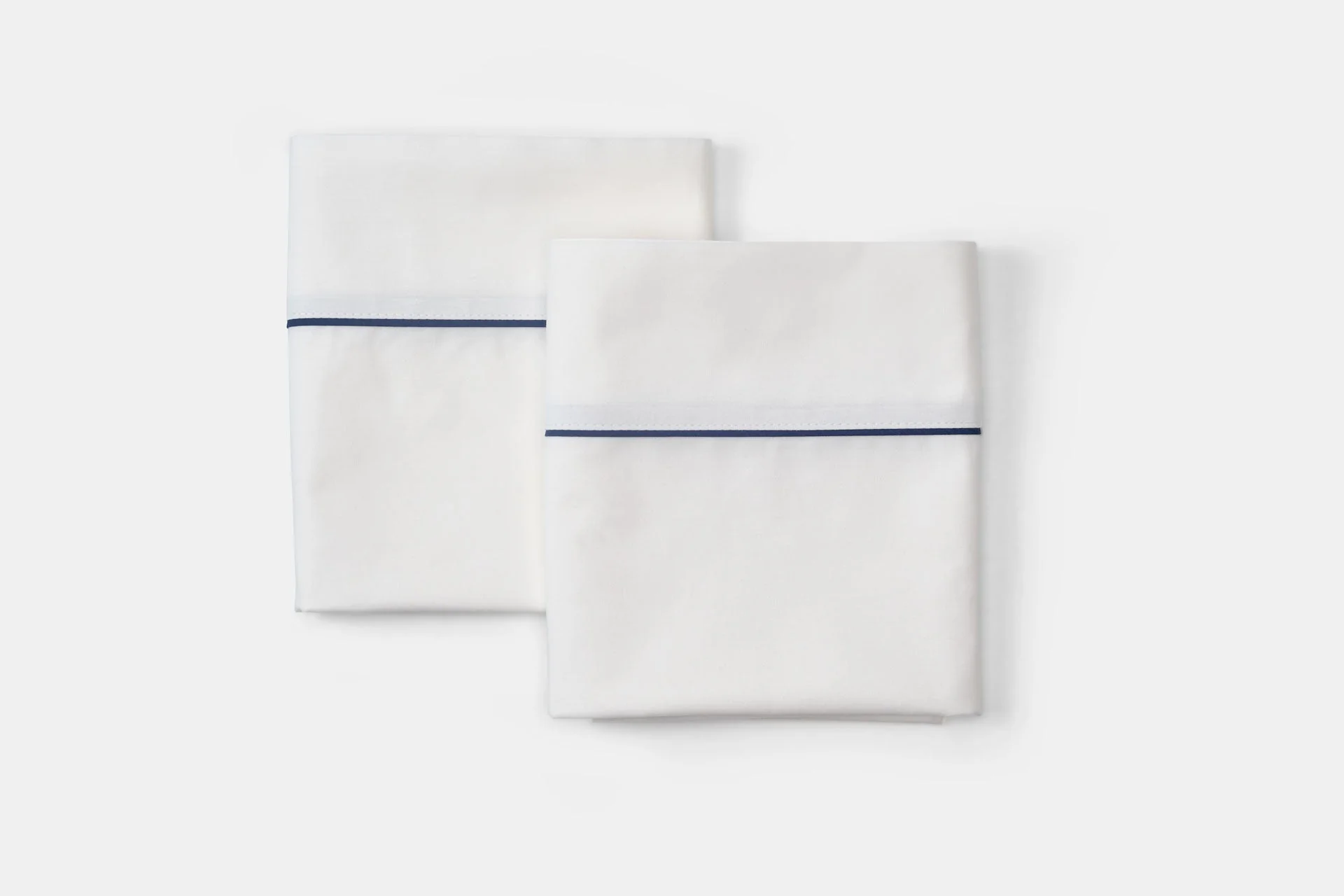 Cotton Bed Pillowcases with Piping, 100 Percent USA Cotton, American Made - Image 5