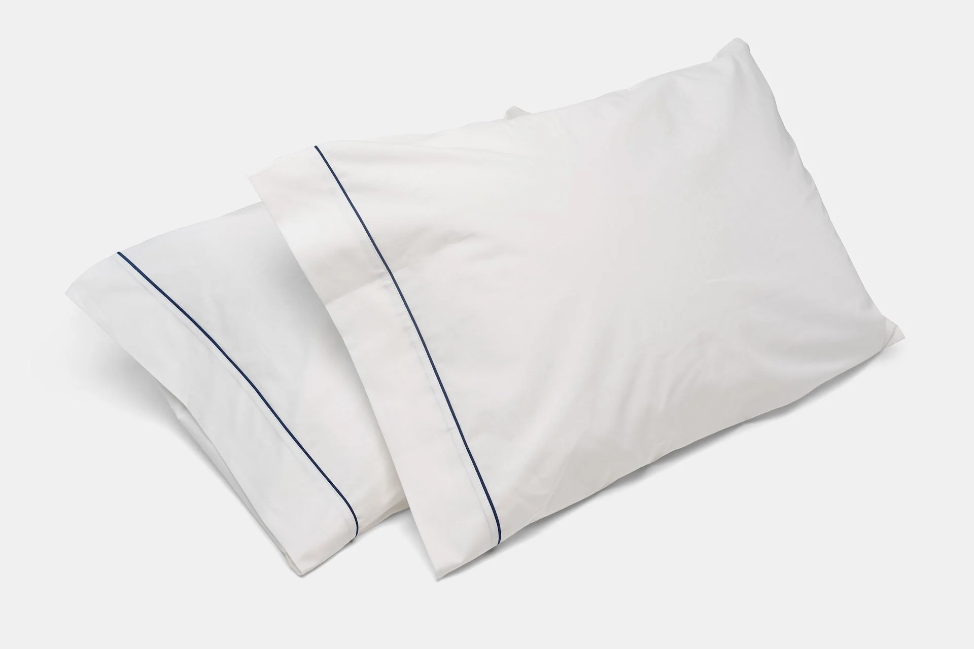 Cotton Bed Pillowcases with Piping, 100 Percent USA Cotton, American Made - Image 6
