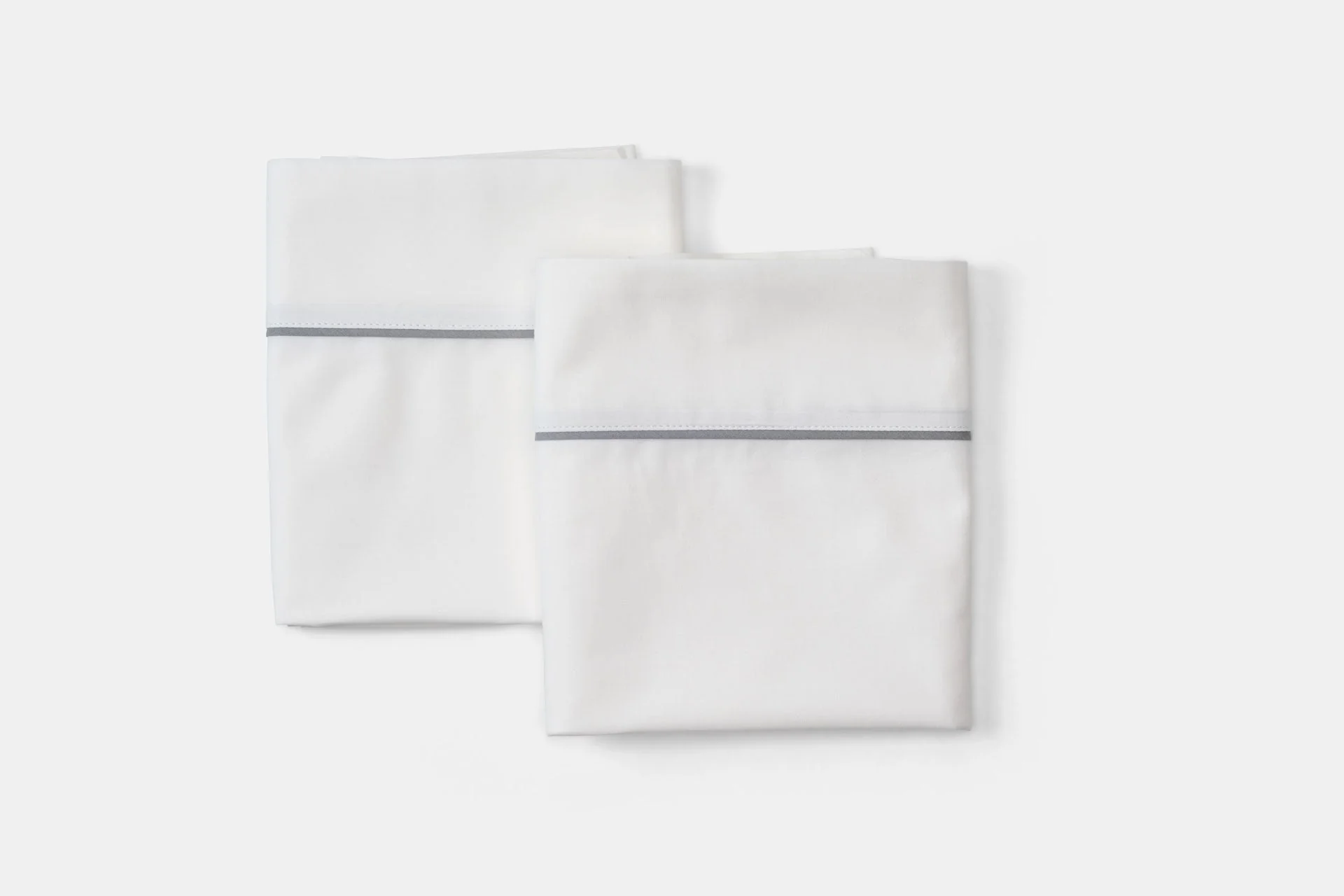 Cotton Bed Pillowcases with Piping, 100 Percent USA Cotton, American Made - Image 7