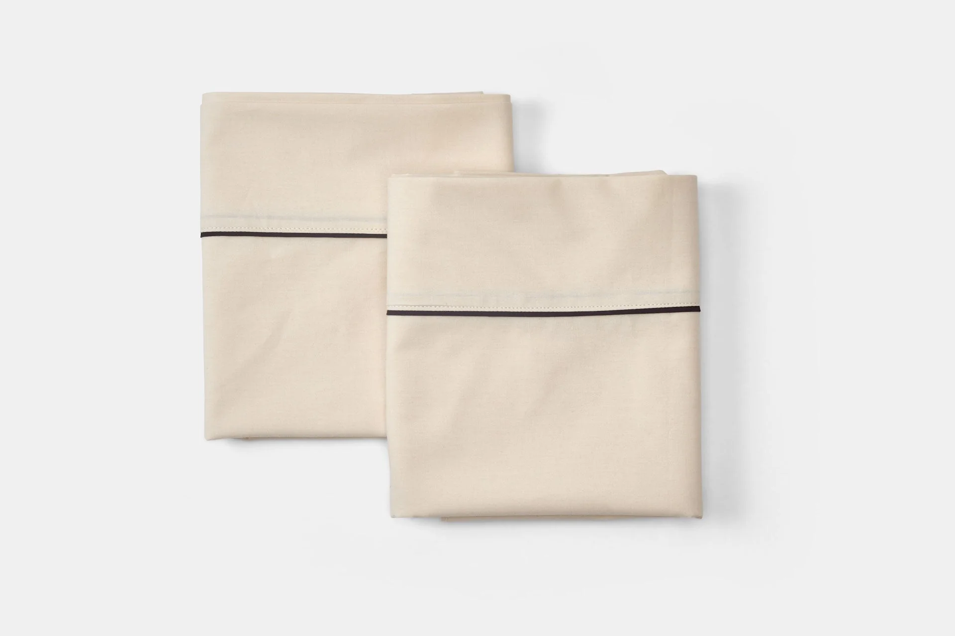 Cotton Bed Pillowcases with Piping, 100 Percent USA Cotton, American Made - Image 9