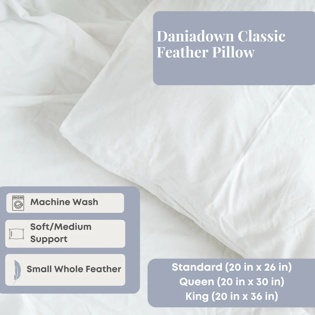 Daniadown Classic Feather Pillow - Image 3