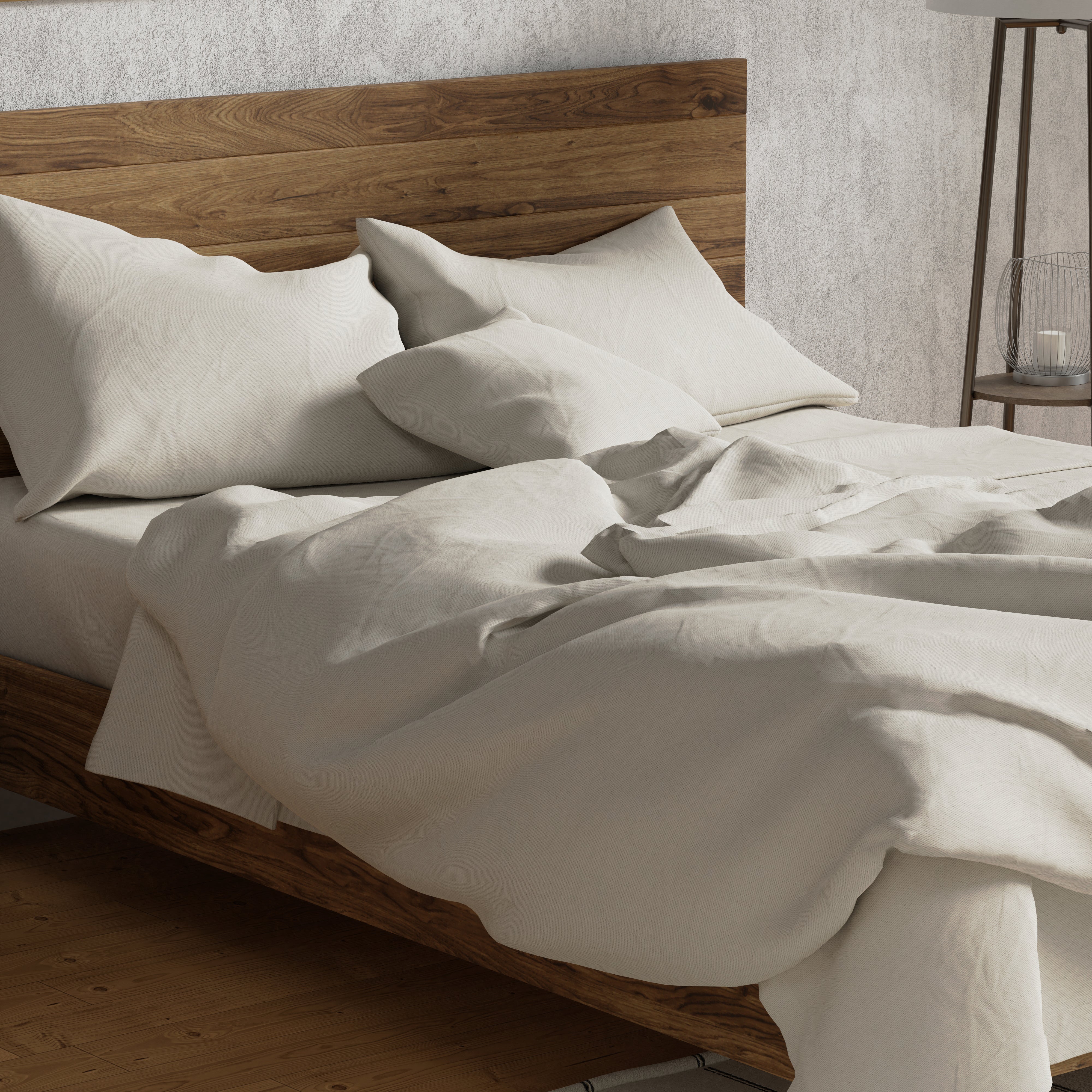 Delilah Home Organic Cotton Fitted Sheet - Image 6