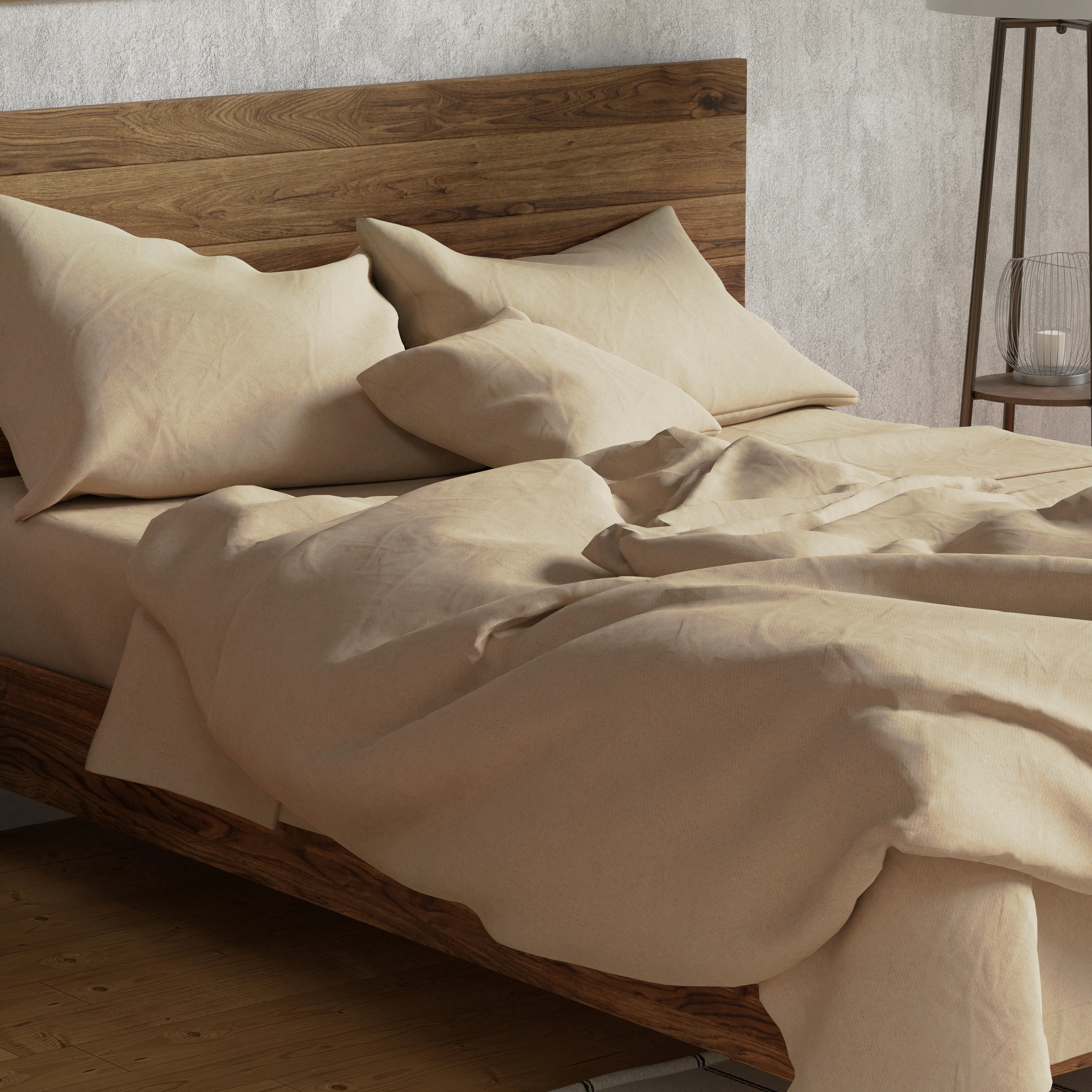 Delilah Home Organic Cotton Fitted Sheet - Image 7