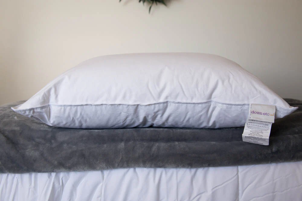 Down Etc. Luxury Goose Down Pillow | Medium Support - Image 7