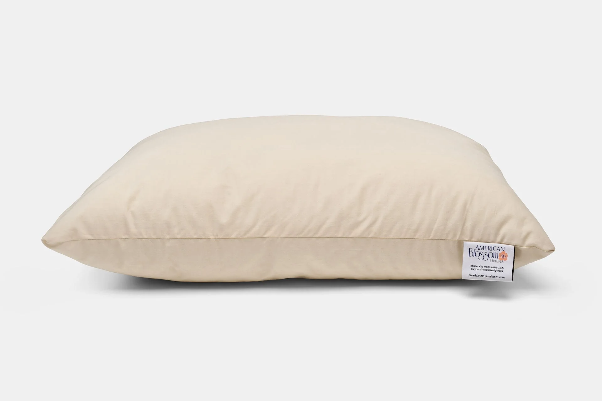Down Alternative Pillow with Recycled Polyester Fill | Made in USA - Image 4