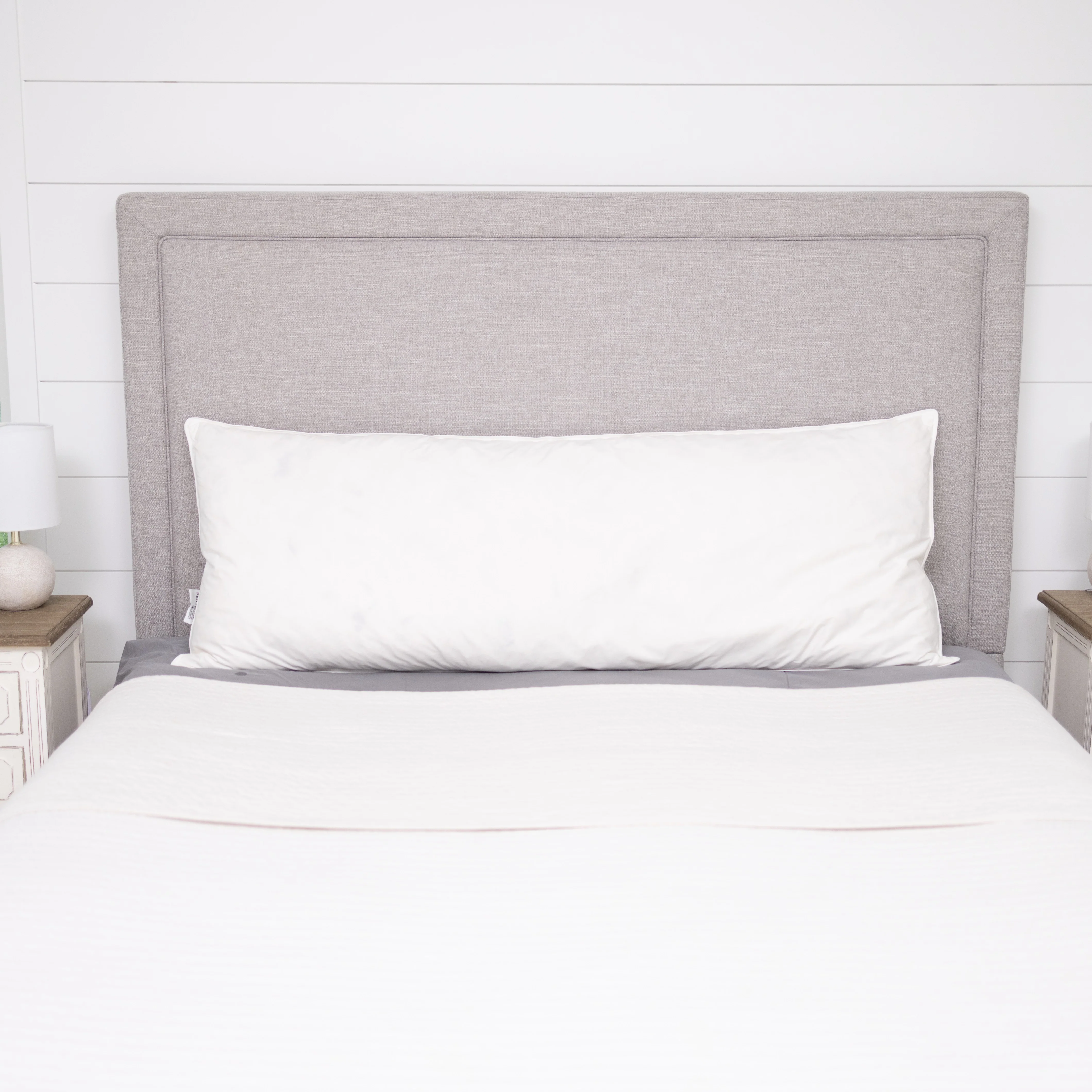 Pillowtex White Goose Feather and Down Body Pillow