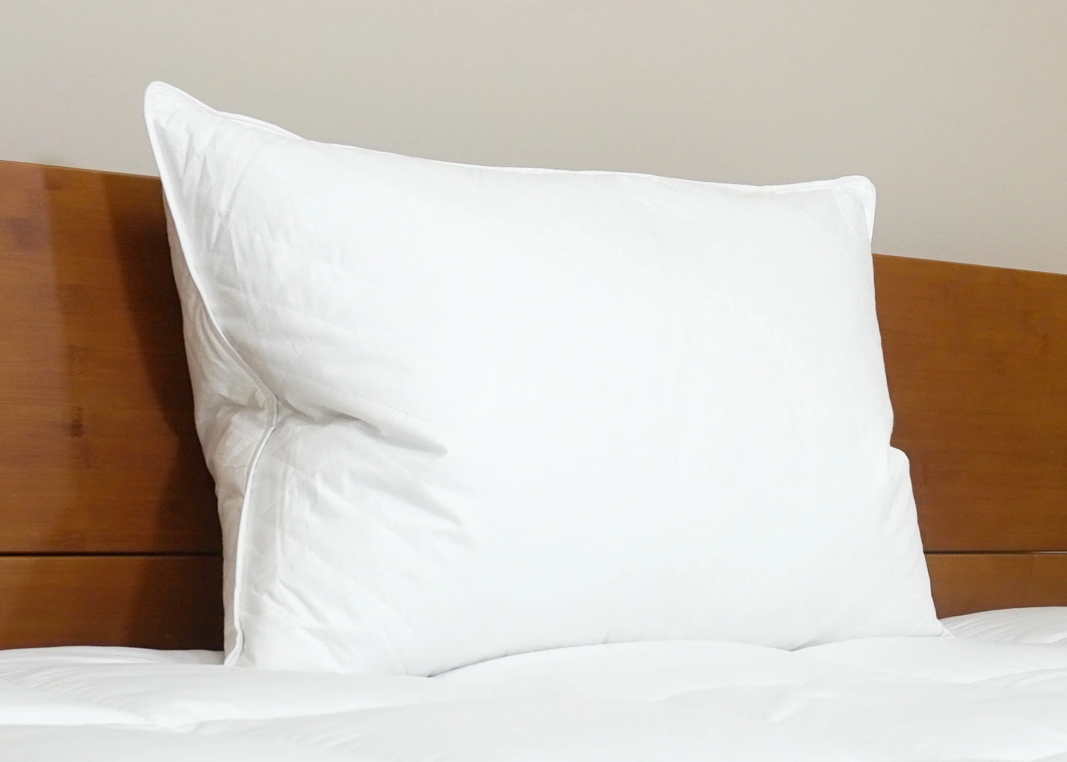 Down Etc. Diamond Support Feather & Down Pillow | Medium-Firm - Image 5