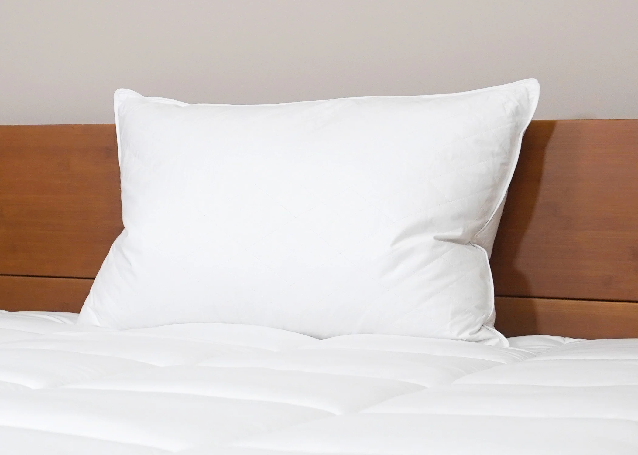 Down Etc. Diamond Support Feather & Down Pillow | Medium-Firm - Image 6