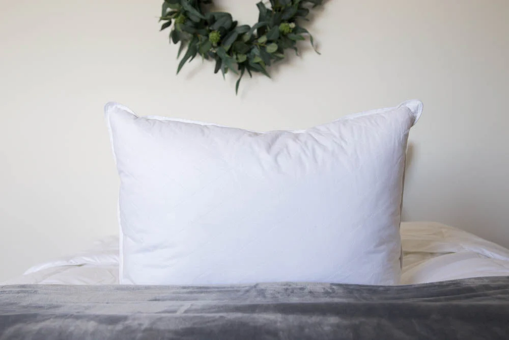 Down Etc. Diamond Support Feather & Down Pillow | Extra-Firm - Image 7