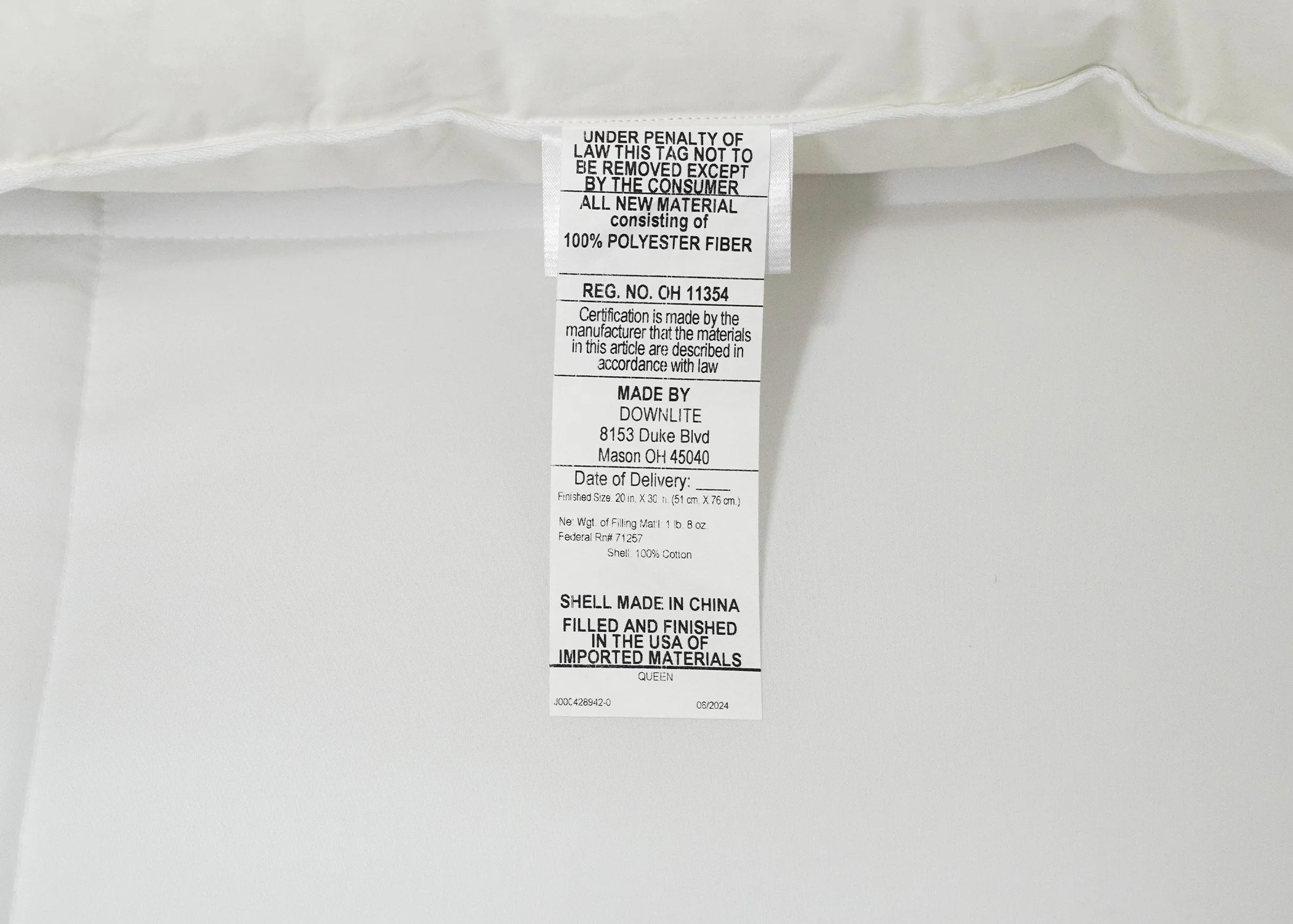 Downlite Primaloft Down Alternative Pillow - Image 6