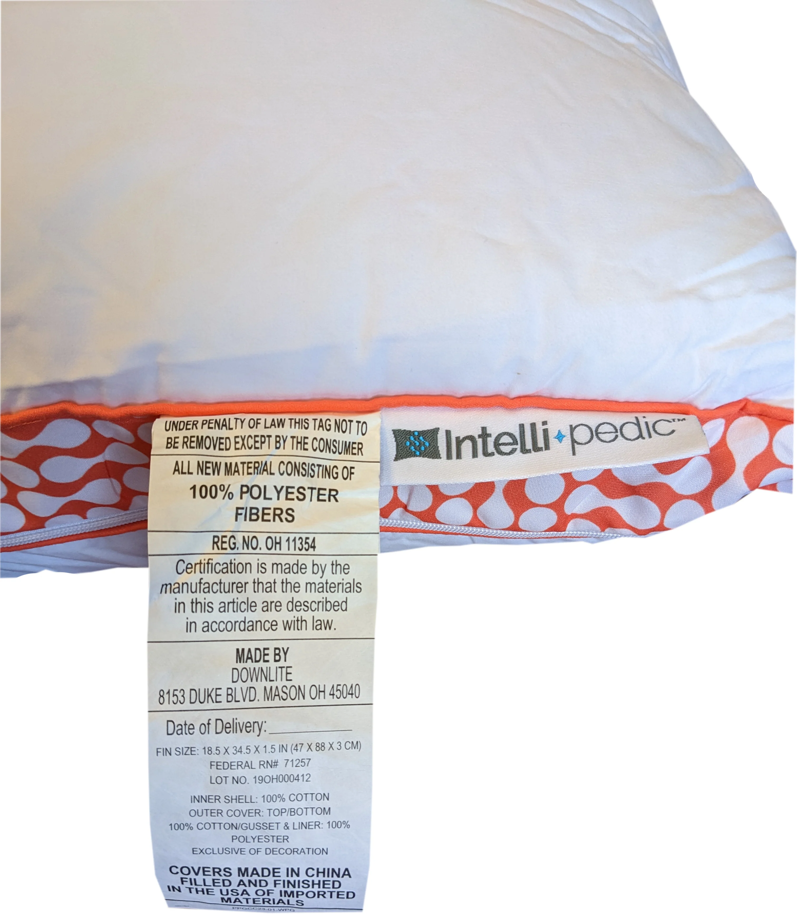 INTELLI-PEDIC™ FlexSupport™ 3-in-1 Adjustable Pillow - Image 2