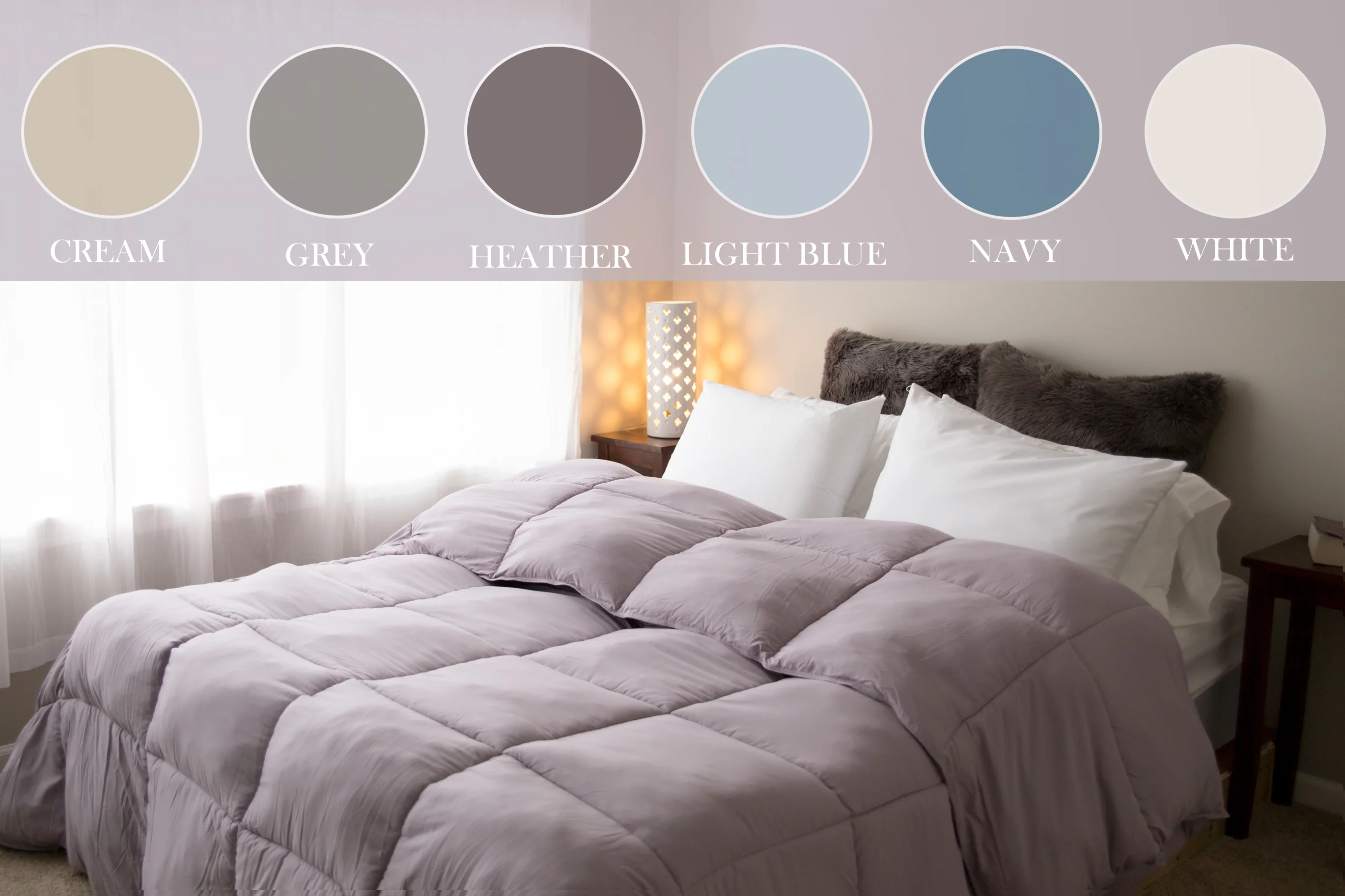 Pillowtex Dream in Color Comforter | All Season Weight with Soft Polyester Cover and Fill - Image 11