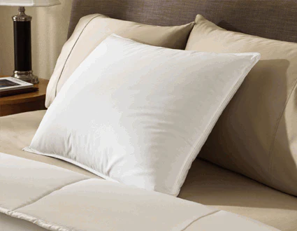Encompass Group 50/50 Gray Duck Feather and Down Pillow - Image 4