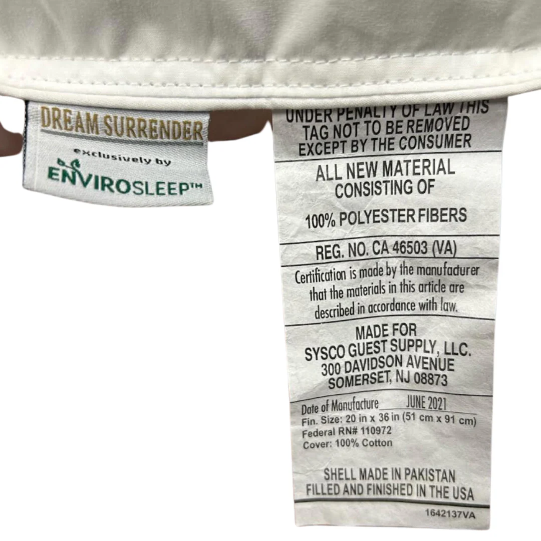 Envirosleep Dream Surrender Polyester Pillow | Medium Support - Image 7