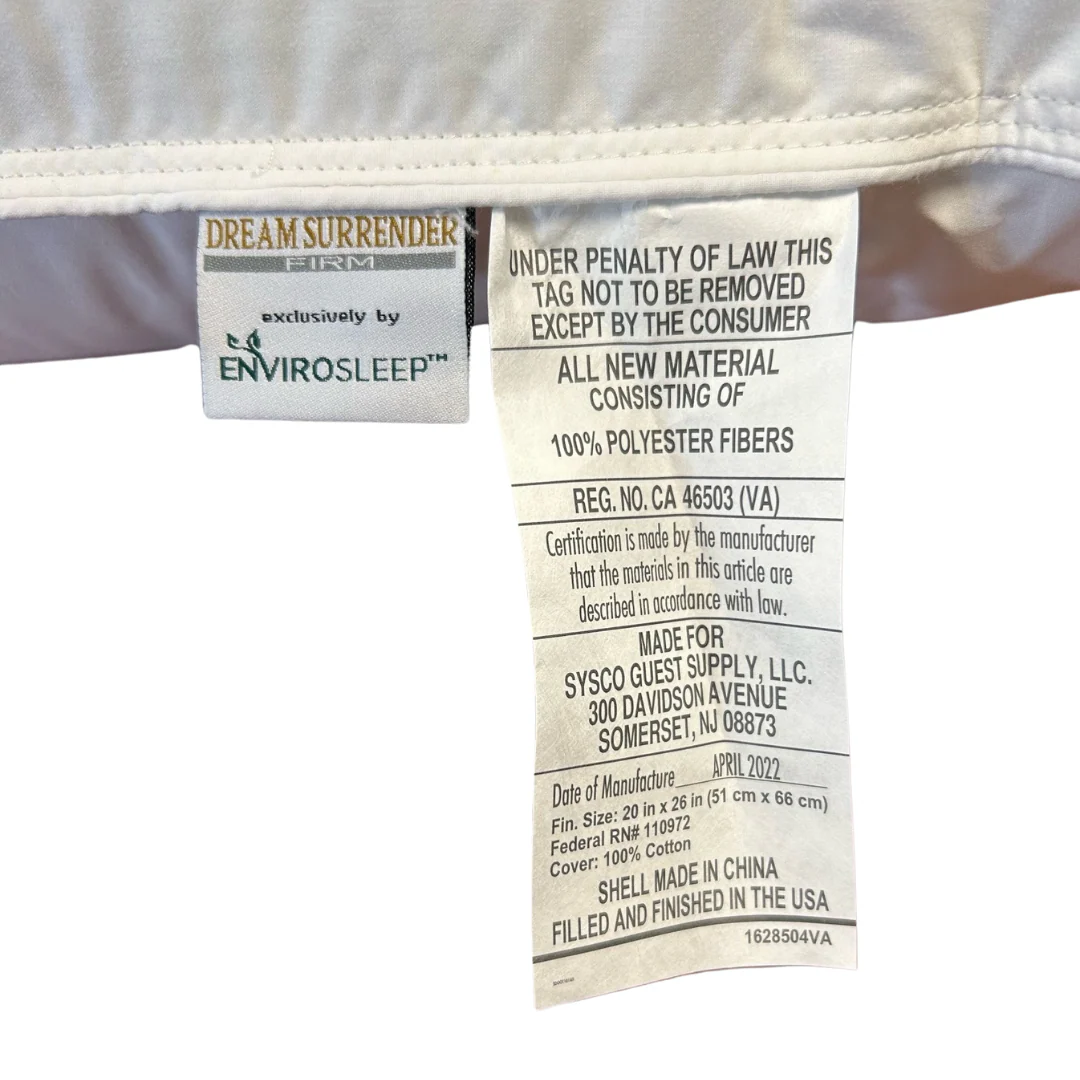 Envirosleep Dream Surrender Firm Pillow, Formerly Dream Surrender Two - Image 7