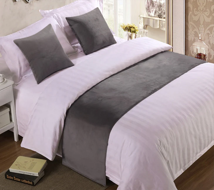 Final Sale: Pillowtex Faux Suede Bed Scarf - Image 3