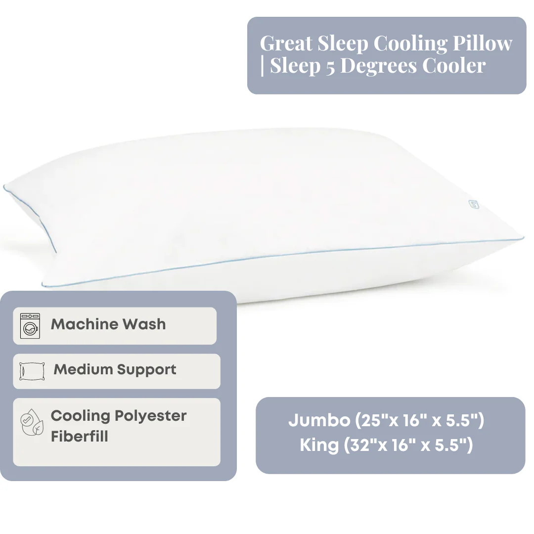 Great Sleep Cooling Pillow | Sleep 5 Degrees Cooler - Image 4