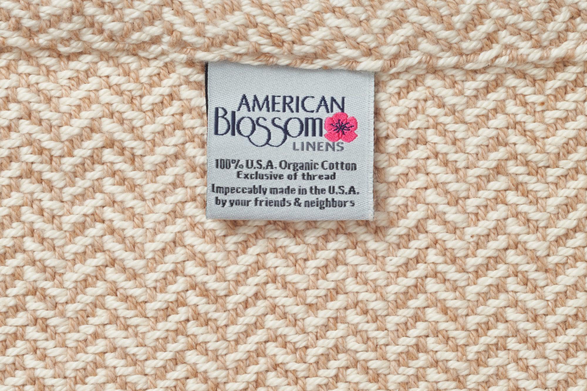 Herringbone Weave Blanket | Organic Cotton Made in USA - Image 12