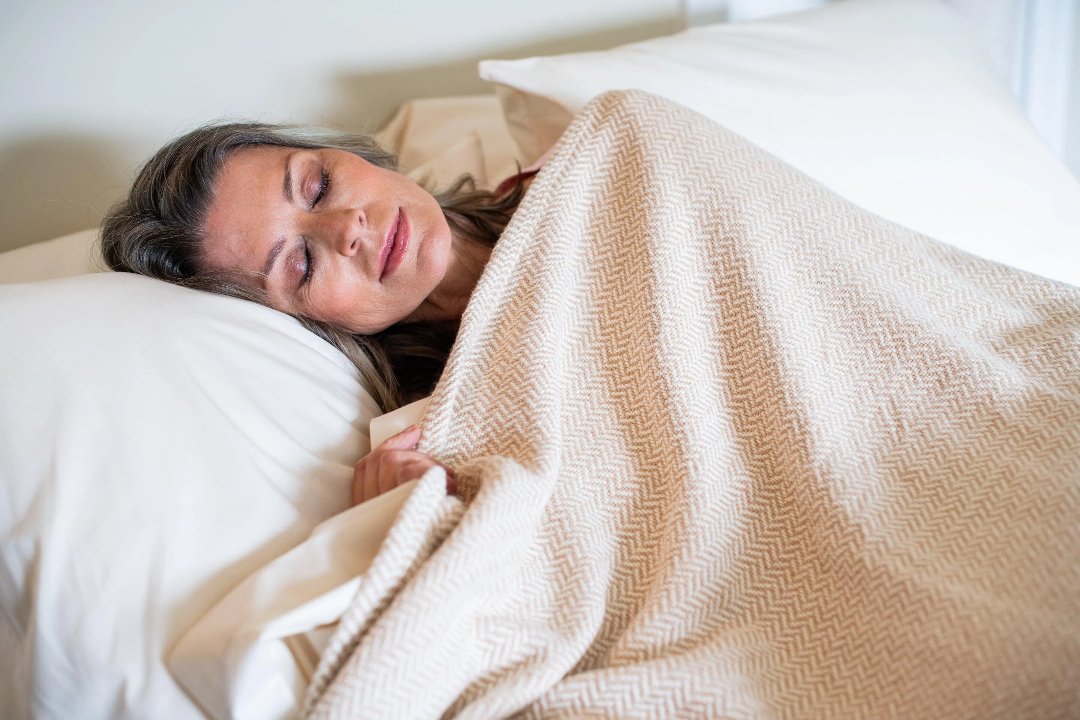 Herringbone Weave Blanket | Organic Cotton Made in USA - Image 16
