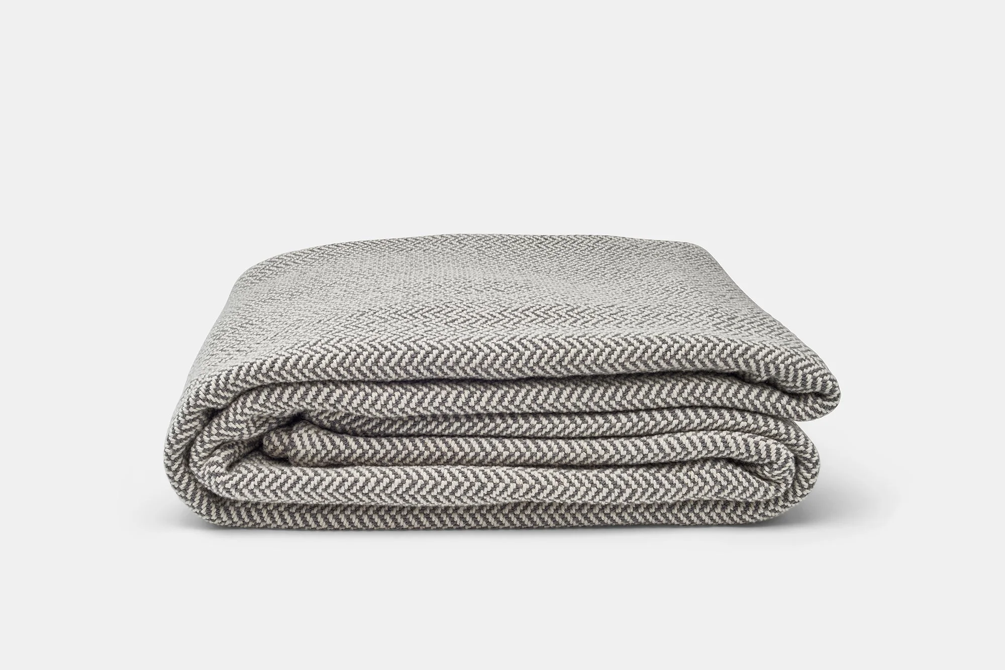 Herringbone Weave Blanket | Organic Cotton Made in USA - Image 3