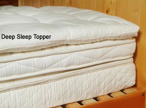 Holy Lamb Organics Natural Quilted Topper - Deep Sleep Thickness - Image 2