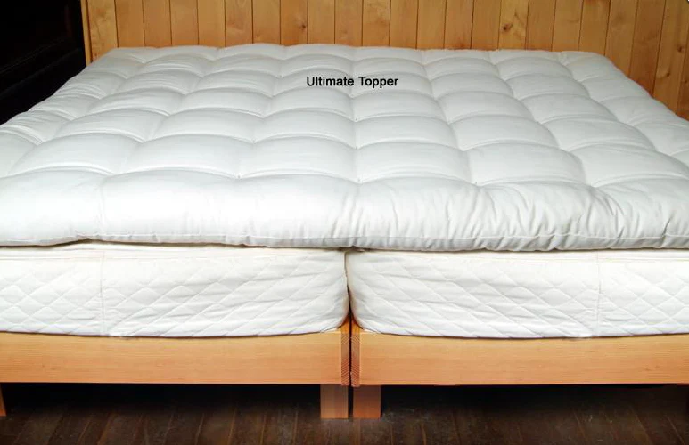Holy Lamb Organics Natural Quilted Topper - Deep Sleep Thickness - Image 4