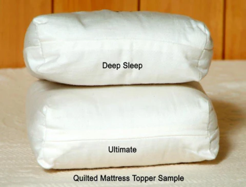 Holy Lamb Organics Natural Quilted Topper - Ultimate Topper Thickness - Image 3