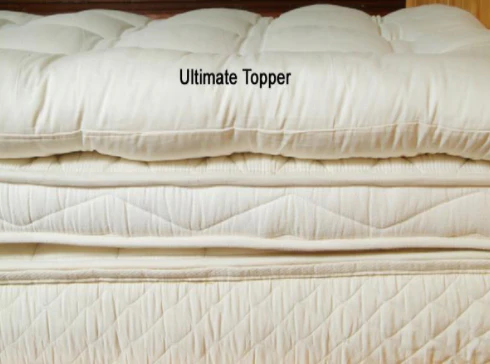 Holy Lamb Organics Natural Quilted Topper - Ultimate Topper Thickness - Image 5
