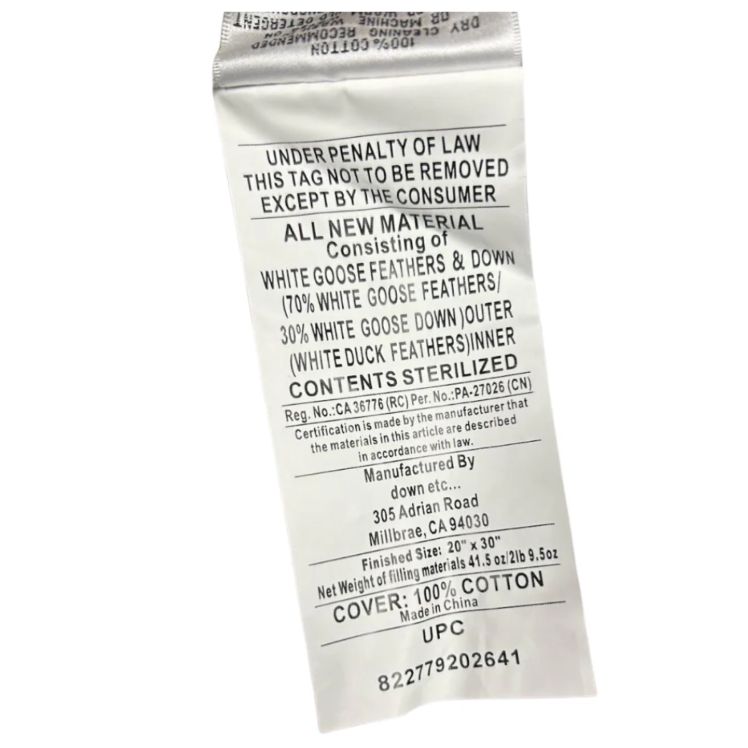 Down Etc. Rhapsody Wrap Down/Feather Pillow- Featured at Many Hyatt® Hotels - Image 12