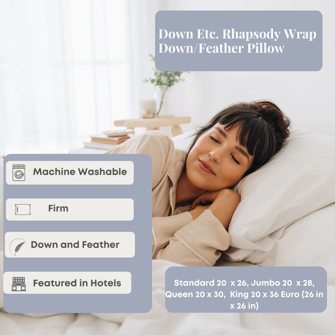 Down Etc. Rhapsody Wrap Down/Feather Pillow- Featured at Many Hyatt® Hotels - Image 7
