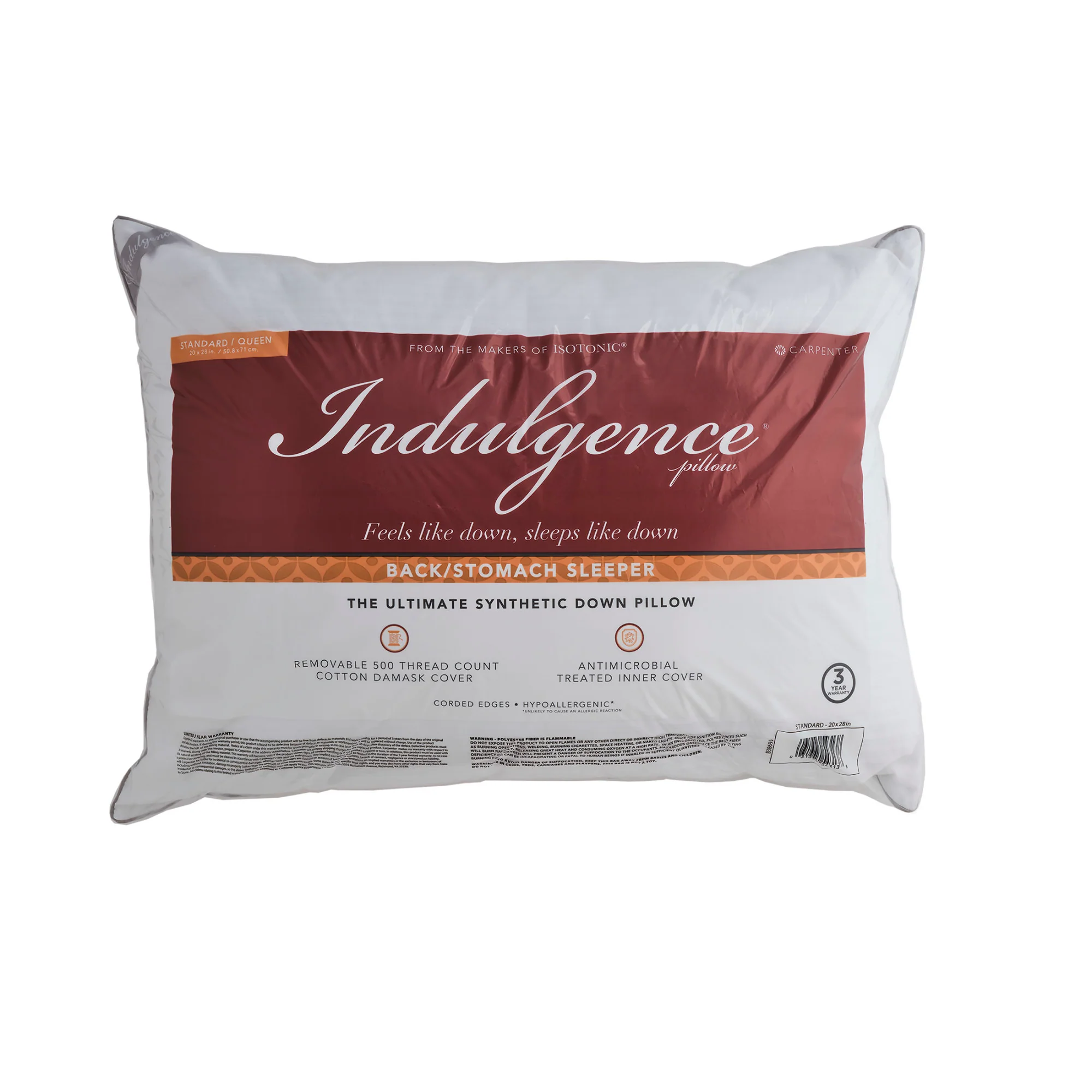 Indulgence® Synthetic Down Pillow - Image 4