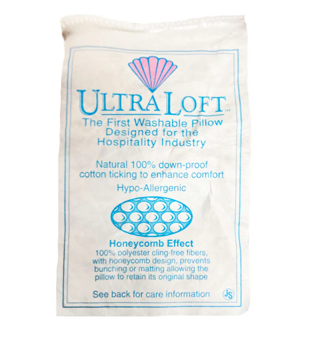 JS Fiber UltraLoft Heavyweight Windowpane Pillow - Image 3