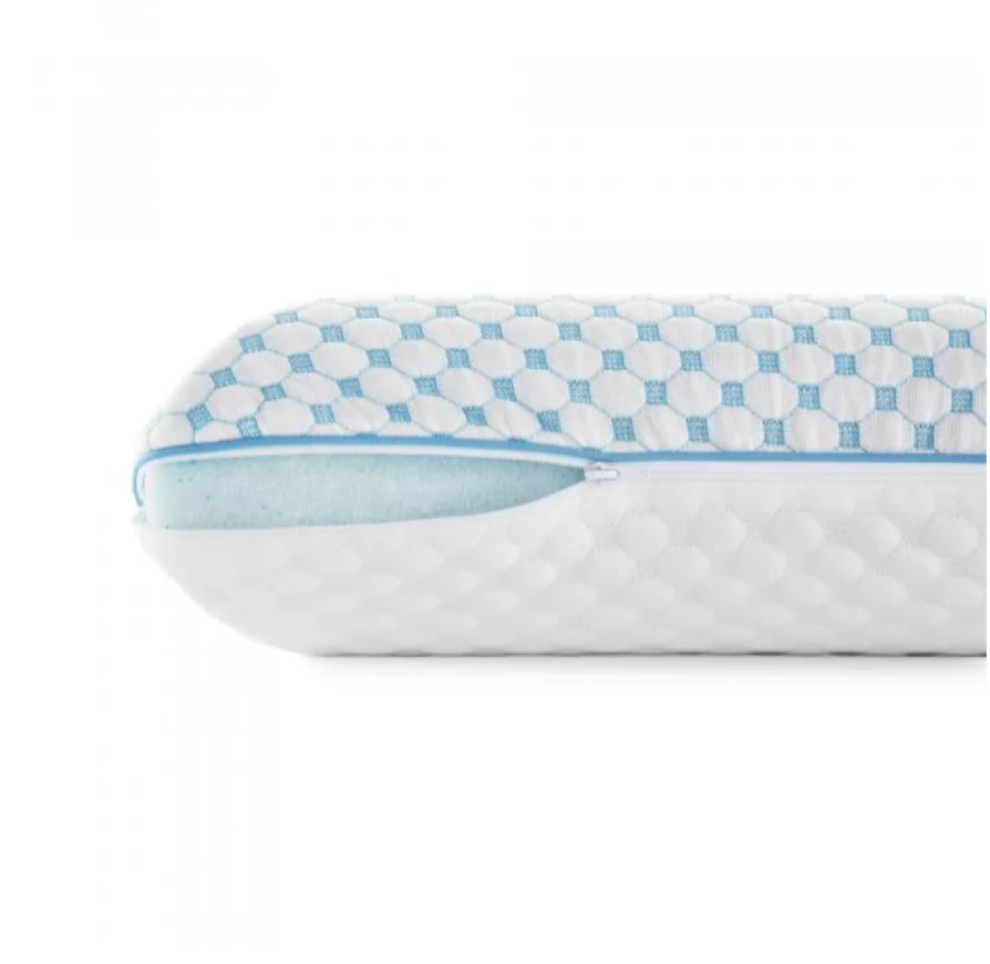 Malouf HyperChill™ Technology Gel Memory Foam Pillow + Reversible Cooling Cover - Image 2