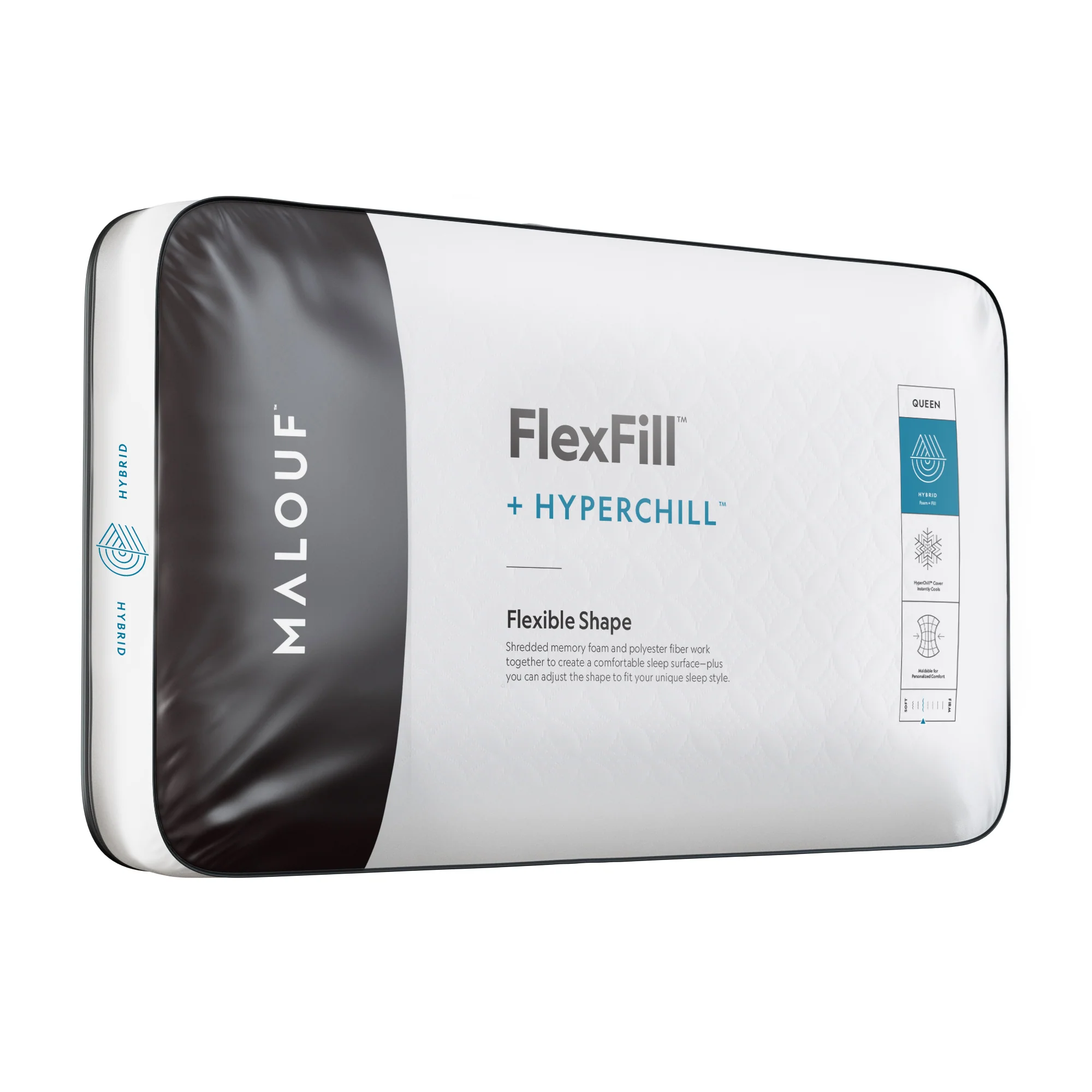 Malouf FlexFill™ + HyperChill™ Pillow