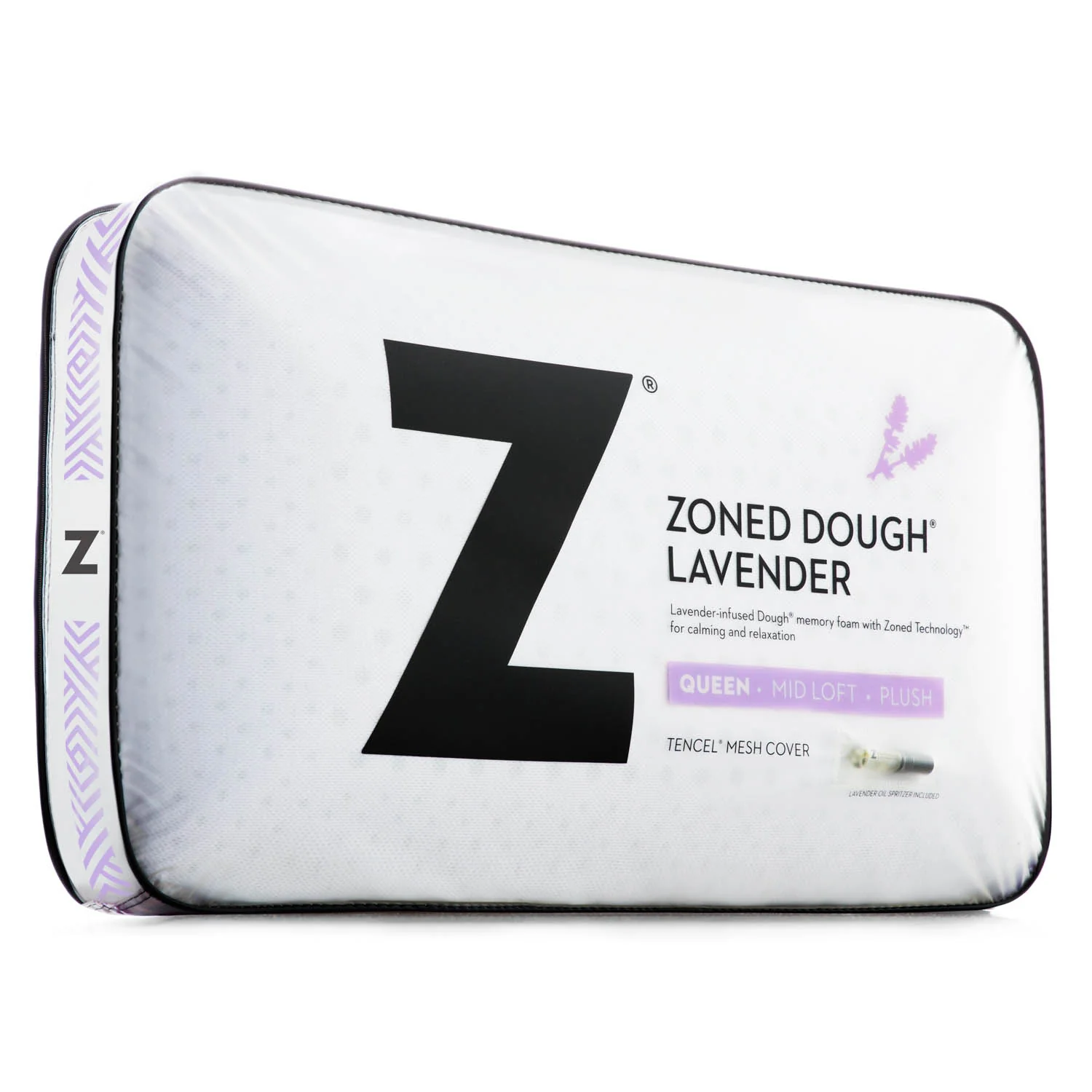 Malouf Zoned Dough Lavender Pillow - Image 3