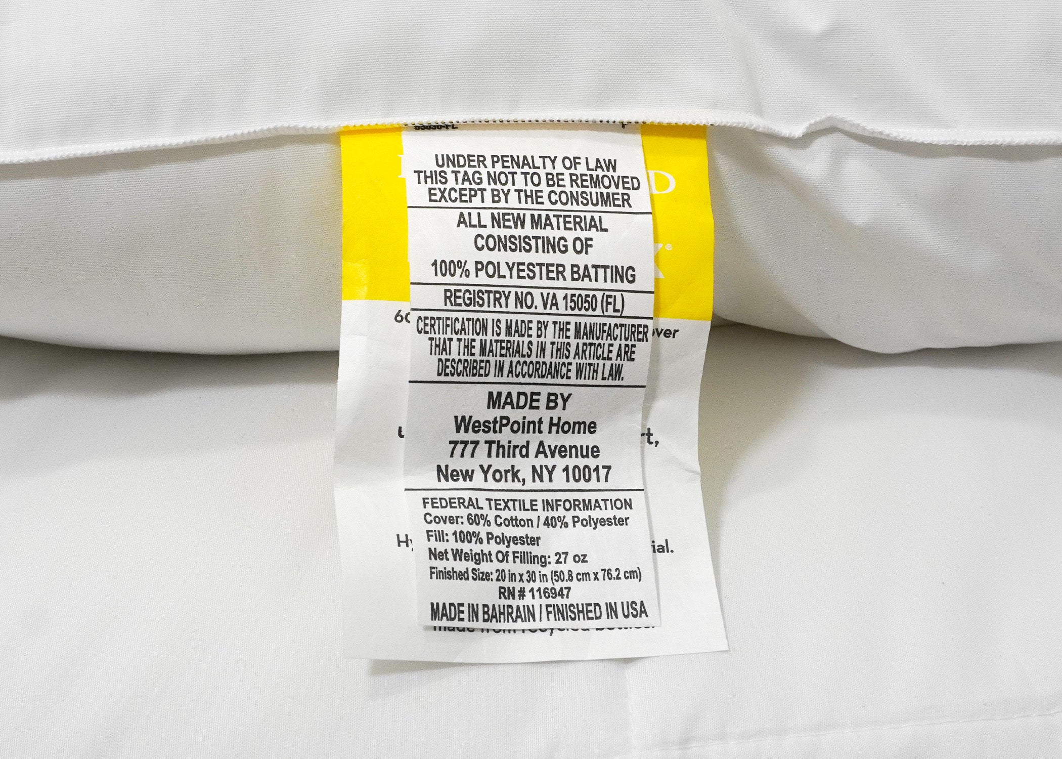 Martex Brentwood Gold Pillows - Featured at Many Hotels - Image 7