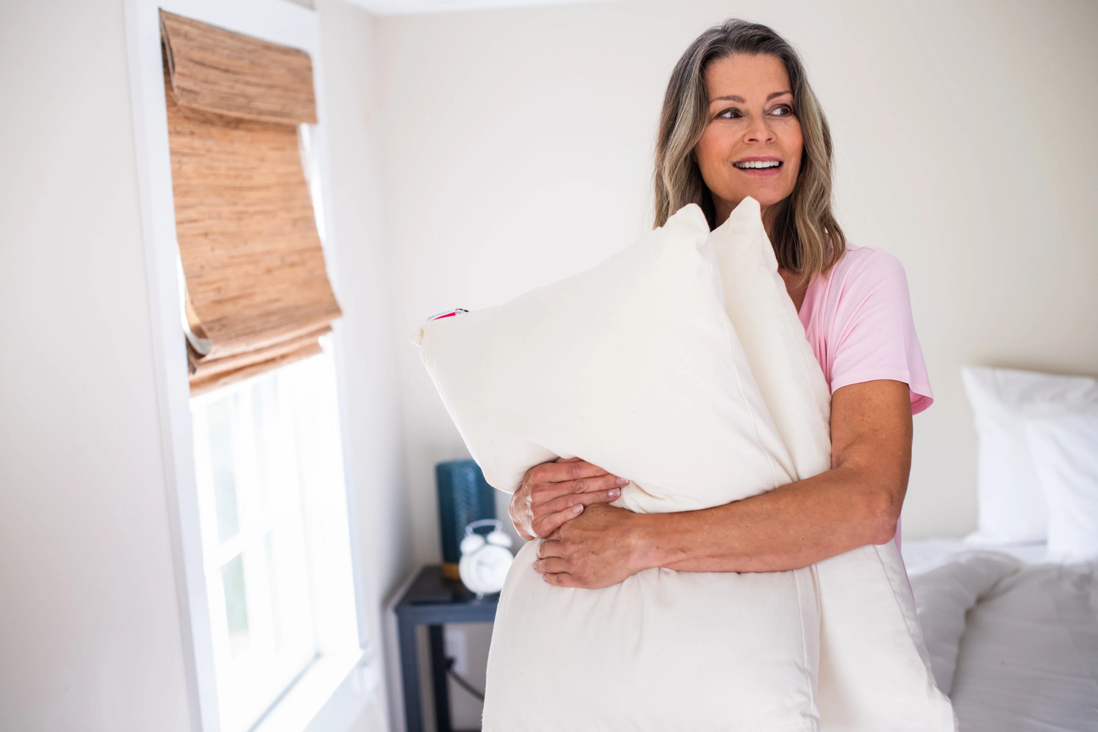 American Made Wool Filled Pillow – Organic Cotton, Adjustable Firmness - Image 3