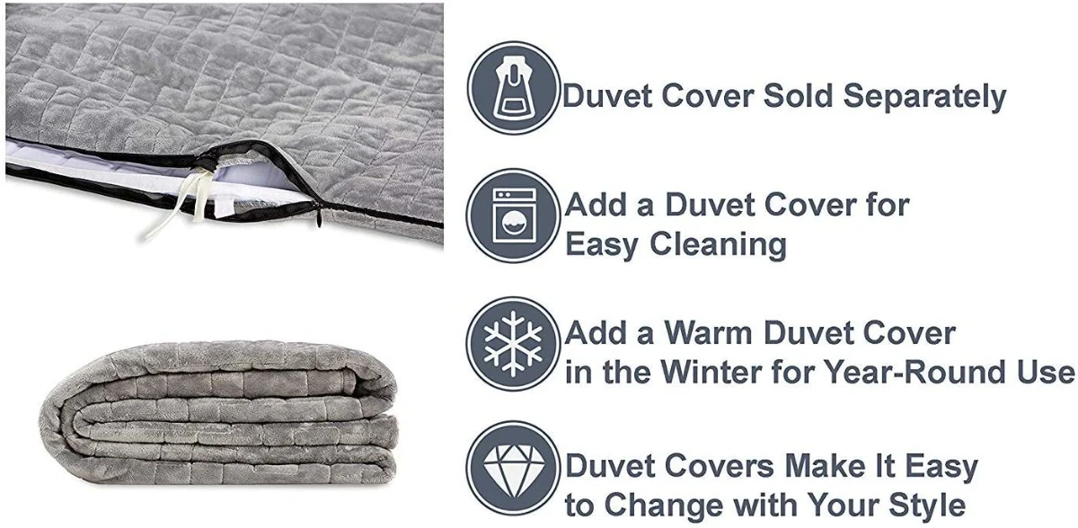 Opulence Glacier Blanket | Cooling & Weighted - Image 6